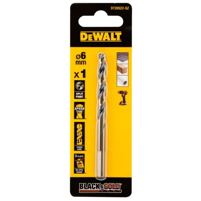 Свердло по металу Black & Gold DeWALT DT20523