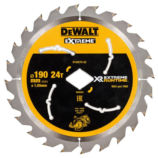Диск пилковий XR FLEXVOLT EXTREME c ромбовидною посадкою DeWALT DT40270
