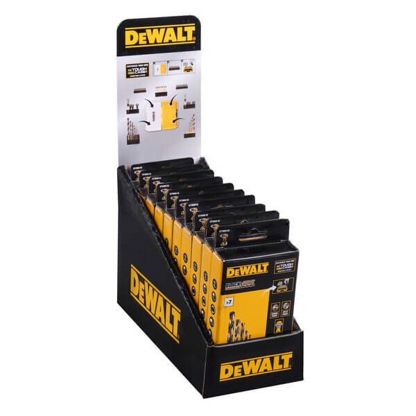 Касета зі свердлами по металу, Black & Gold DeWALT DT70829