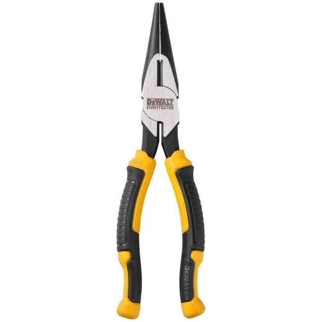 Плоскогубці LASER HARDENED довжиною 200 мм з подовженими губками DeWALT DWHT82798-0