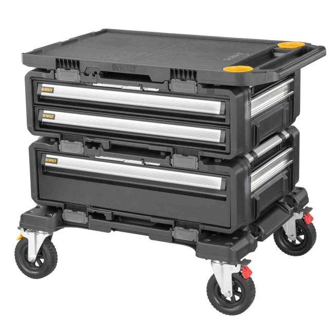 Робоча станція 4 в 1 (комплект ящиків на візку) TOUGHSYSTEM 2.0 DXL DeWALT DWST60520-1