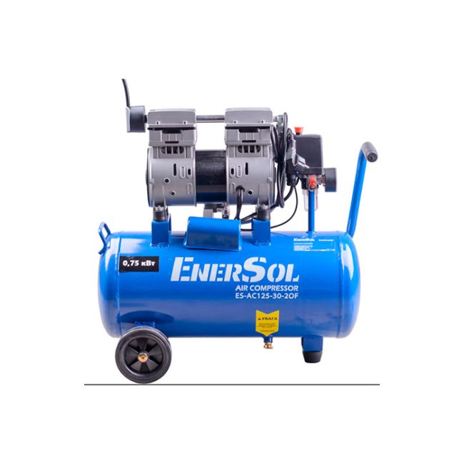 Компресор повітряний безмасляний EnerSol ES-AC125-30-2OF