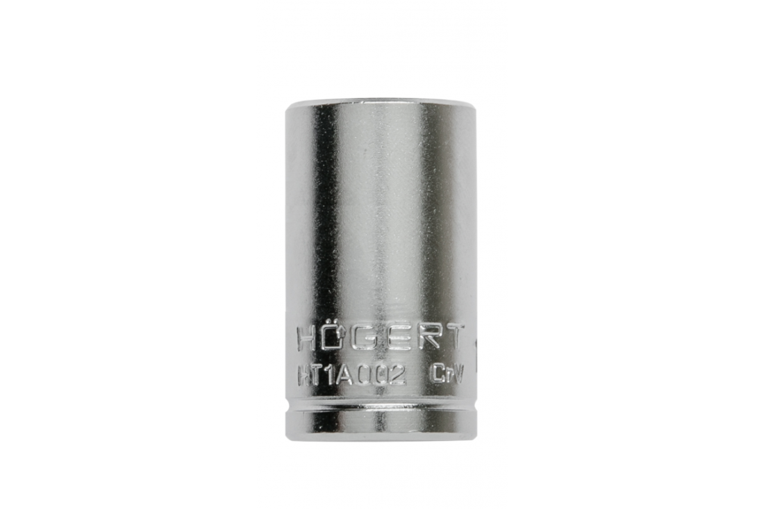 HOEGERT Головка торцева шестигранна 1/4 ", 4 мм, CrV (HT1A002)