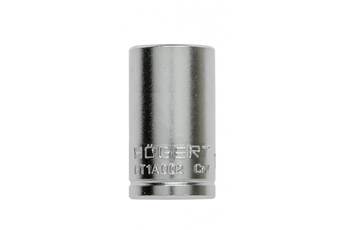 HOEGERT Головка торцева шестигранна 1/4 ", 4 мм, CrV (HT1A002)