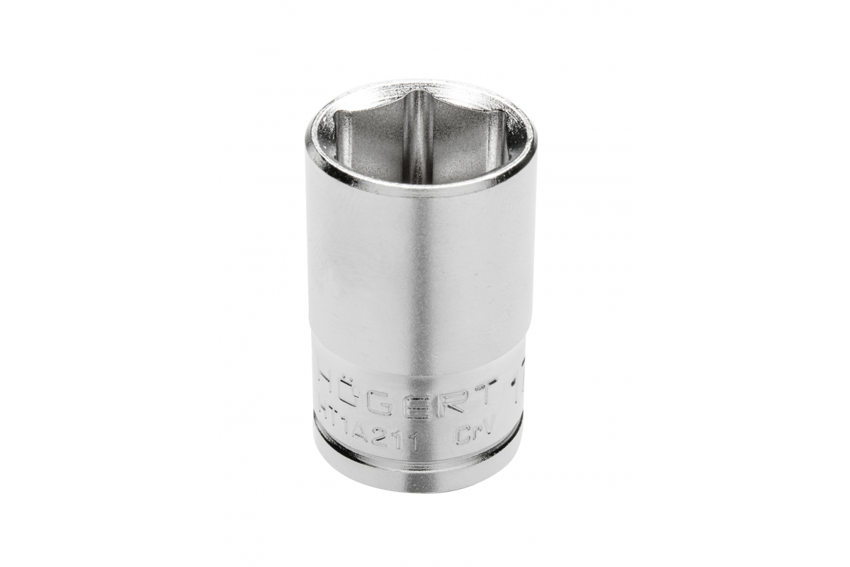 HOEGERT Головка торцева шестигранна 1/2 ", 11 мм, CrV (HT1A211)