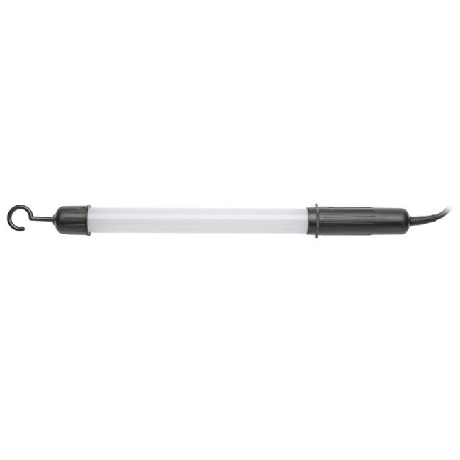 HOEGERT Портативний світлодіодний ліхтарик LED,AC100-250V,50-60Hz,6W,450lm,IP54,5m,2x1,00мм 2,PF>0,5,6500K3 (HT1E410)