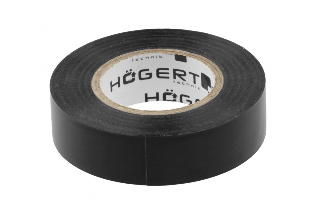 HOEGERT Ізоляційна стрічка з ПВХ, чорна (HT1P281)