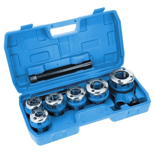 HOEGERT Набір клупів для нарізання різьби 1/4 "- 5/4" (HT1P635)