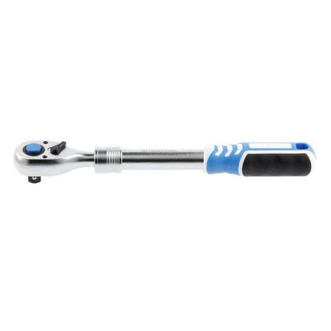 HOEGERT Тріскачка телескопічна 1/2 ", 72 зуби, CrV (HT1R342)