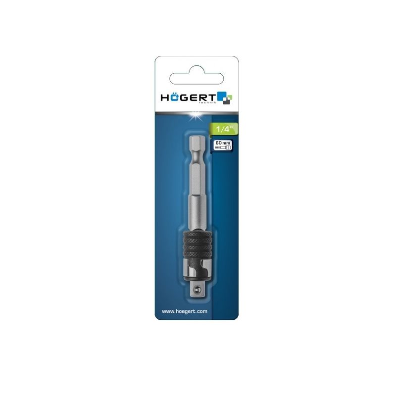 HOEGERT Тримач 1/4" для насадок і викруток (HT1S444)