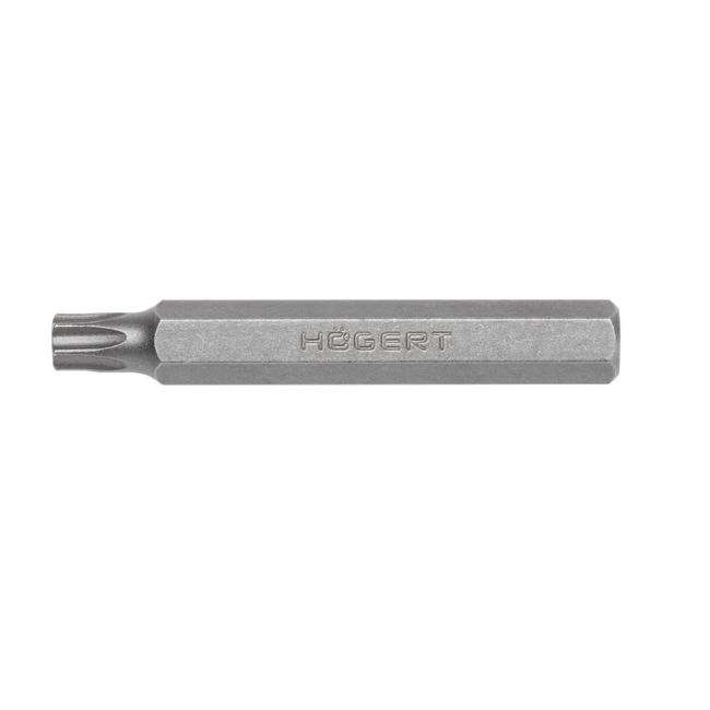 HOEGERT Біта Torx Т50 x 75 мм, M10, сталь S2 (HT1S852)