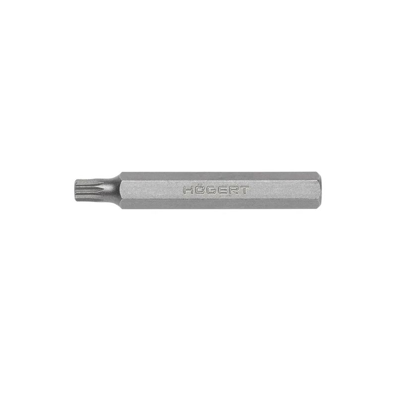 HOEGERT Біта SPLINE М5 x 75 мм, M10, сталь S2 (HT1S885)