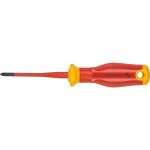 HOEGERT Хрестова викрутка PZ1 80 мм, 1000В, SLIM, S2 (HT1S968-1)