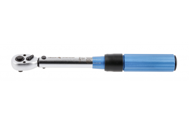 HOEGERT Динамометричний ключ 1/4", 5-25 Нм (HT1W710)