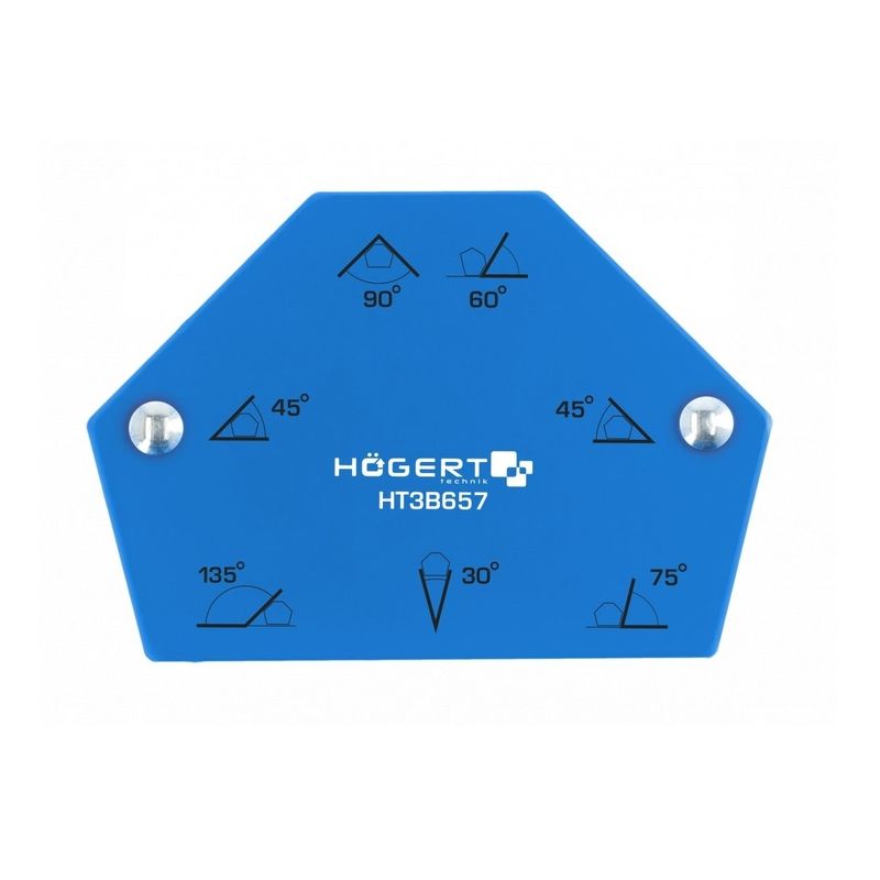 HOEGERT Магнітний кутник для зварювання 11,5кг 100х69х16 мм (HT3B657)