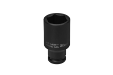 HOEGERT Головка торцева ударна шестигранна 1/2", 30 мм, глибока, CrMo (HT4R030)