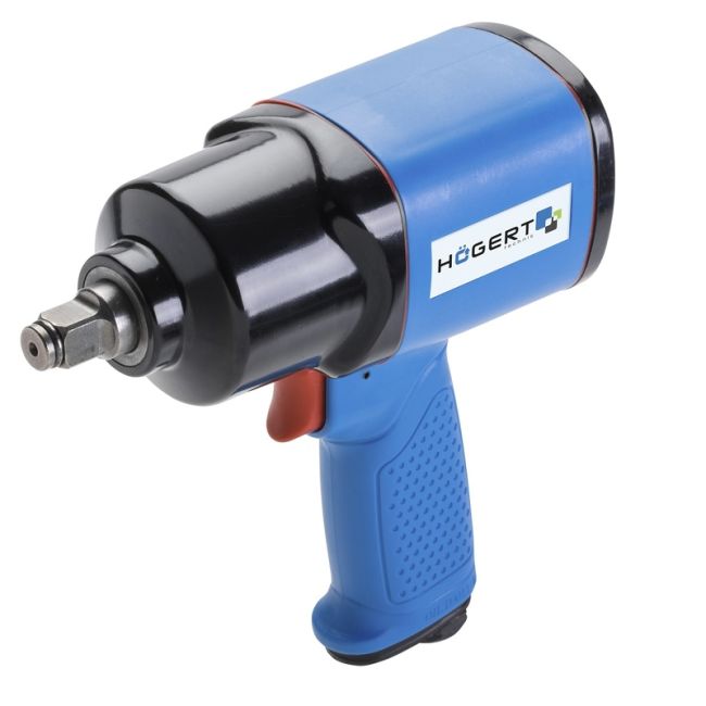 HOEGERT Гайковерт пневматичний 1/2 ", 610 Нм (HT4R622)