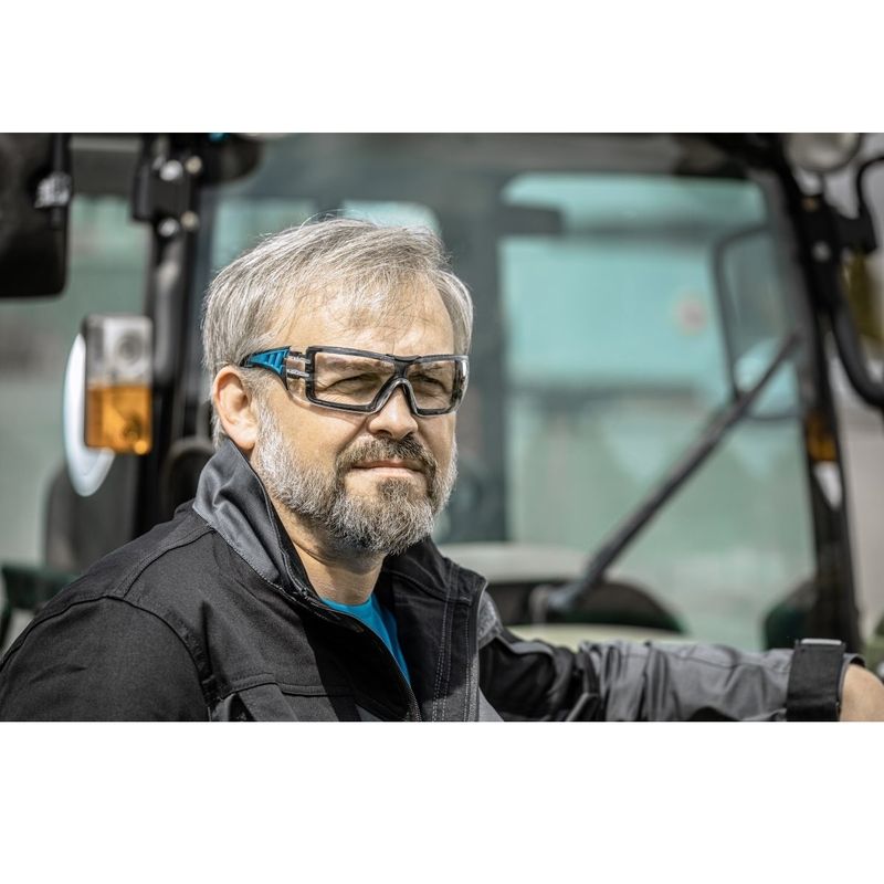 HOEGERT LOTZEN Окуляри захисні колір лінз: прозорий колір оправи: синій універсальний розмір (HT5K010)