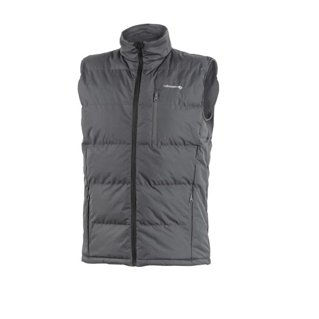 HOEGERT WIED Жилет утеплений Ripstop графітовий 2XL (56) (HT5K243-2XL)