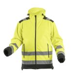 HOEGERT ARGEN Куртка сигнальна із капюшоном SOFTSHELL жовта 2XL (56) (HT5K257-2XL)