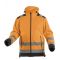 HOEGERT ARGEN Куртка сигнальна із капюшоном SOFTSHELL помаранчева L (52) (HT5K259-L)