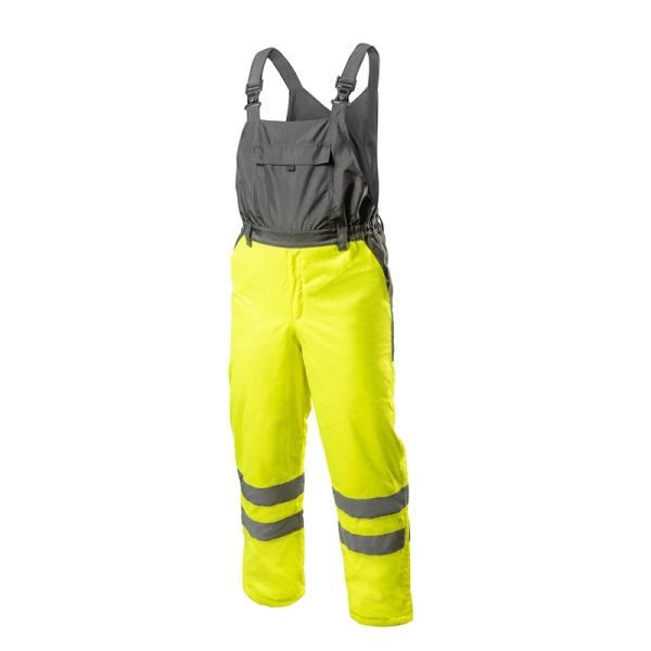 HOEGERT AICH Напівкомбінезон сигнальний утеплений жовтий 2XL (56) (HT5K332-2XL)