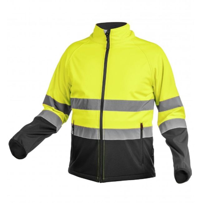 HOEGERT EXTER Куртка сигнальна SOFTSHELL жовта XL (54) (HT5K335-XL)