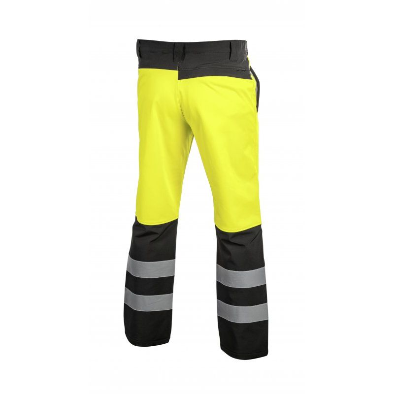 HOEGERT TRAUN Штани сигнальні SOFTSHELL жовті 2XL (56) (HT5K337-2XL)
