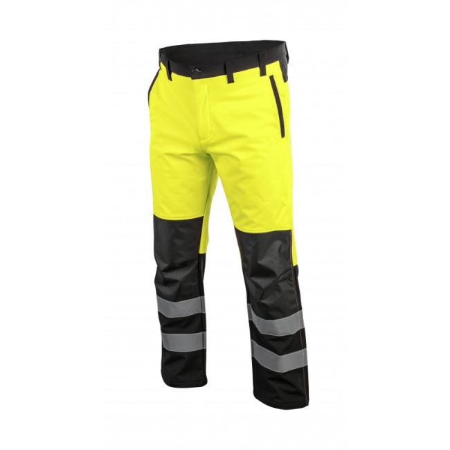 HOEGERT TRAUN Штани сигнальні SOFTSHELL жовті S (48) (HT5K337-S)