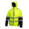 HOEGERT Куртка сигнальна утеплена MILA жовта 2XL (56) (HT5K347-2XL)