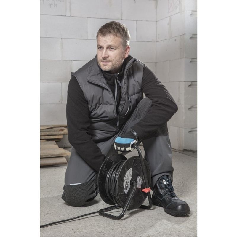 HOEGERT ELDE Штани робочі утеплені SOFTSHELL графітові 2XL (56) (HT5K357-2XL)