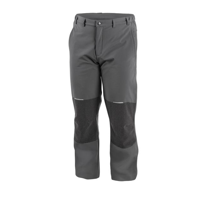 HOEGERT ELDE Штани робочі утеплені SOFTSHELL графітові L (52) (HT5K357-L)
