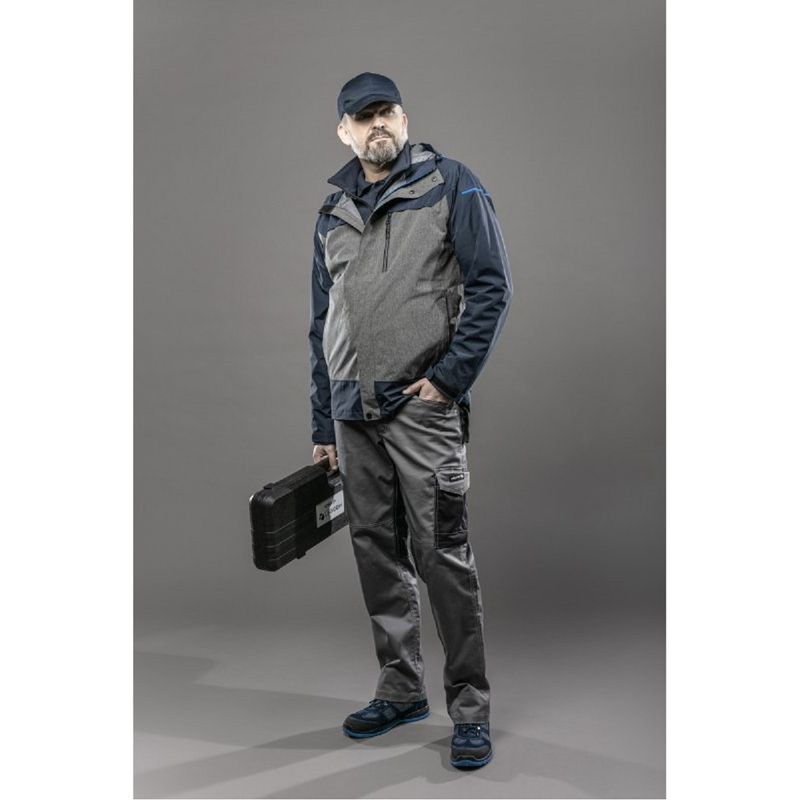 HOEGERT ALLER Штани робочі сірі XL (54) (HT5K358-XL)