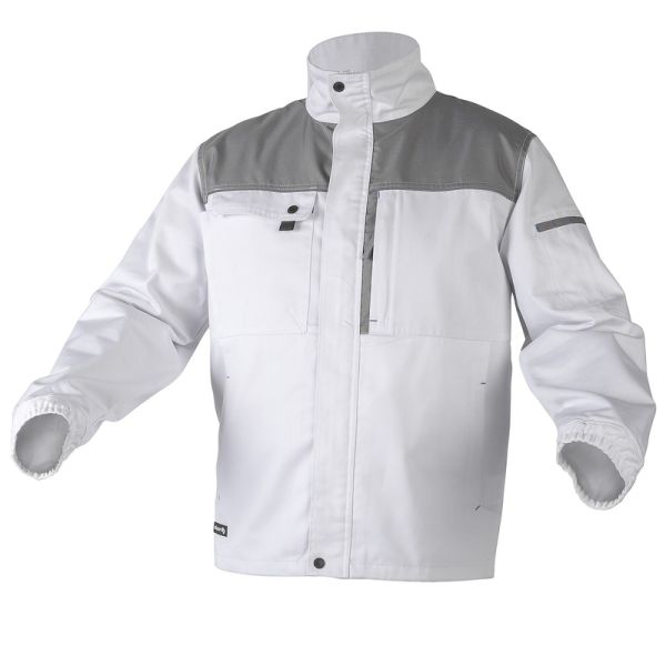 HOEGERT SALM Куртка робоча біла 2XL (56) (HT5K361-2XL)
