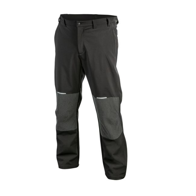 HOEGERT ELDE Штани робочі утеплені SOFTSHELL чорні 2XL (56) (HT5K366-2XL)