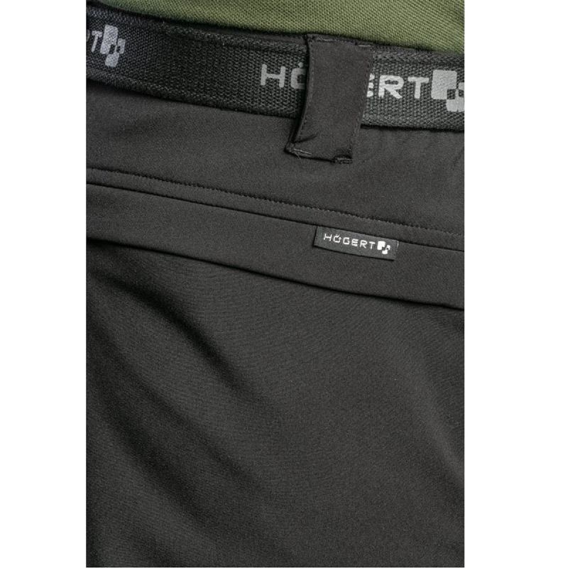 HOEGERT ELDE Штани робочі утеплені SOFTSHELL чорні S (48) (HT5K366-S)