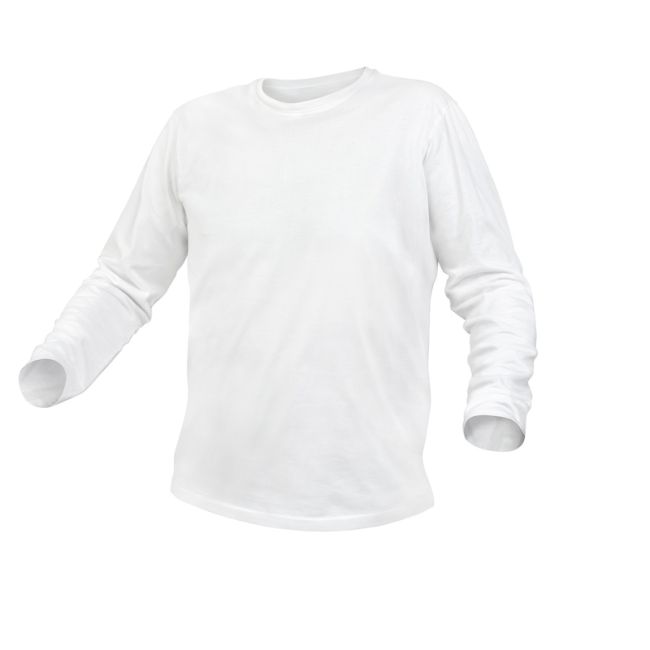 HOEGERT ILM Футболка з довгими рукавами бавовняна біла 2XL (56) (HT5K421-2XL)