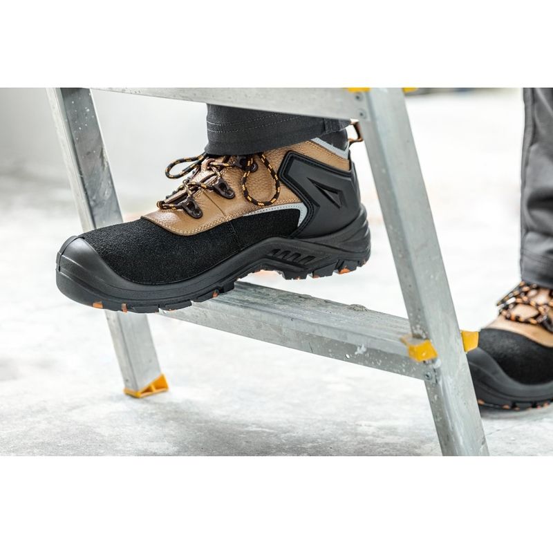 HOEGERT MEPPEN Черевики робочі S3L SR бежевий/чорний 40 (HT5K591-40)