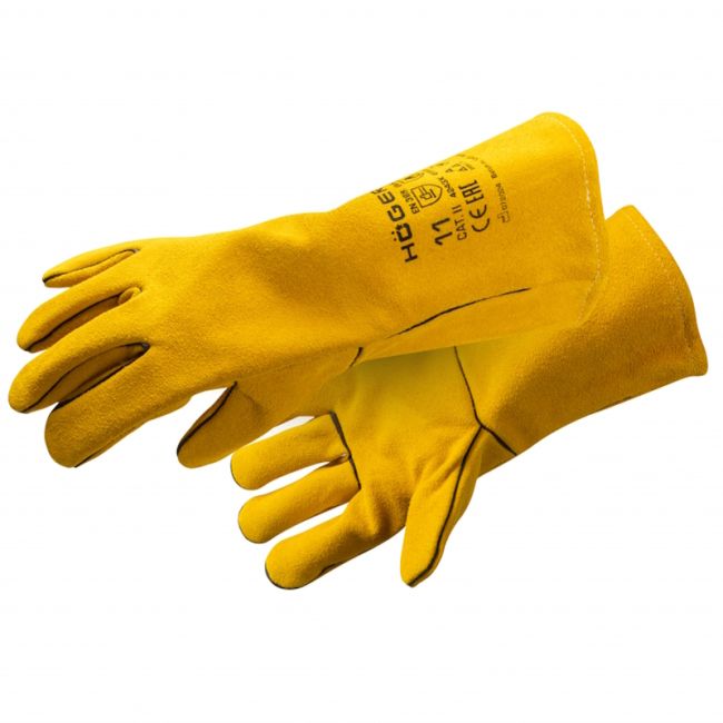 HOEGERT KANDEL Рукавички зварювальні шкіряні MIG MAG жовті розмір 11 (HT5K736-11)