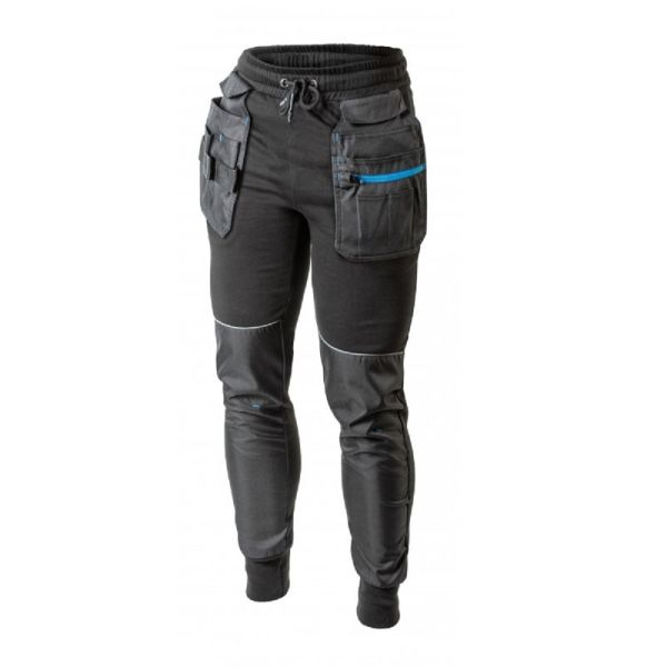 HOEGERT TREBEL Штани з кишенями спортивні/робочі чорні 3XL )58) (HT5K902-3XL)