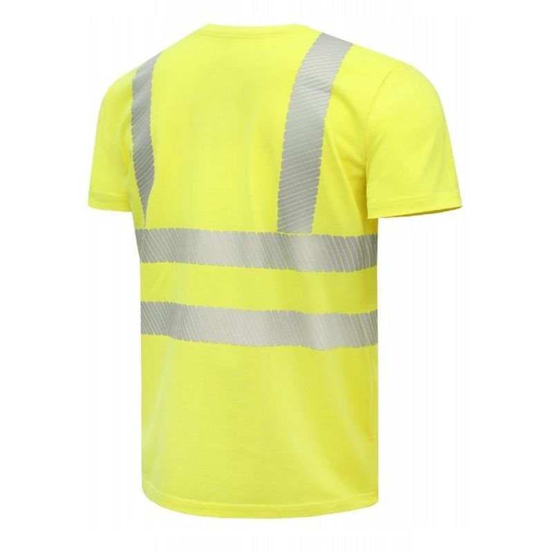 HOEGERT JURAL II Футболка сигнальна полібавовна жовта 2XL (56) (HT5K952-2XL)