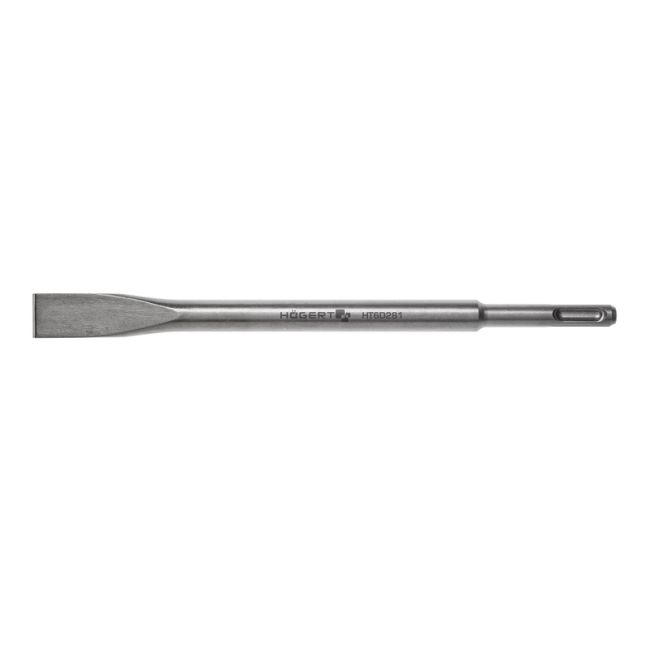 HOEGERT Зубило плоске SDS+ 40 x 14 x 250 мм (HT6D282)