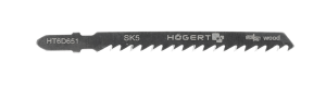 HOEGERT Набір пилок для електролобзика T144D 100 мм 5 шт (HT6D651)