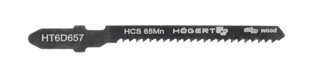 HOEGERT Набір пилок для електролобзика T119BO 76 мм 5 шт (HT6D657)