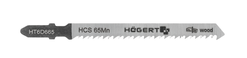 HOEGERT Набір пилок для електролобзика T101B 100 мм 5 шт (HT6D665)