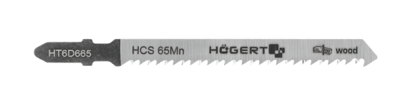 HOEGERT Набір пилок для електролобзика T101B 100 мм 5 шт (HT6D665)