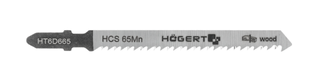 HOEGERT Набір пилок для електролобзика T101B 100 мм 5 шт (HT6D665)