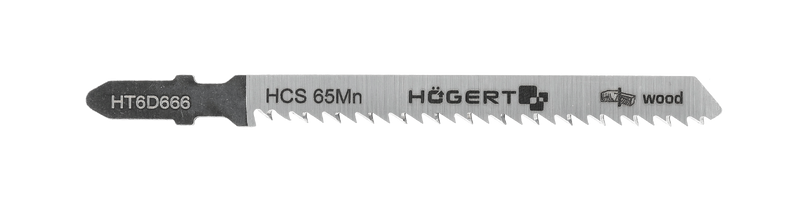 HOEGERT Набір пилок для електролобзика T101BR 100 мм 5 шт (HT6D666)