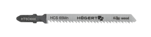 HOEGERT Набір пилок для електролобзика T101BR 100 мм 5 шт (HT6D666)