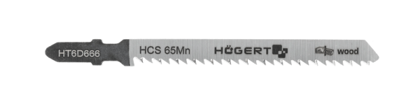 HOEGERT Набір пилок для електролобзика T101BR 100 мм 5 шт (HT6D666)